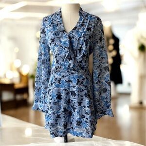 Reiss Long Sleeve Floral Romper Size 10’